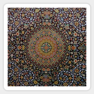 Persian traditional carpet floral pattern Sticker